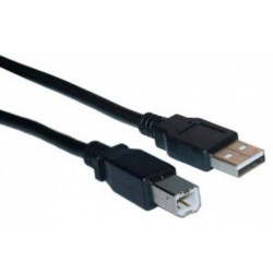 Кабель для принтера Cablexpert CCF-USB2-AMBM-15 USB 2.0 AM/BM 4.5 м Феритовый фильтр Black