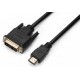 Кабель ProLogix Premium HDMI-DVI (M/M) Single Link 18+1 3 м Black (PR-HDMI-DVI-P-01-30-3m) - Фото 1