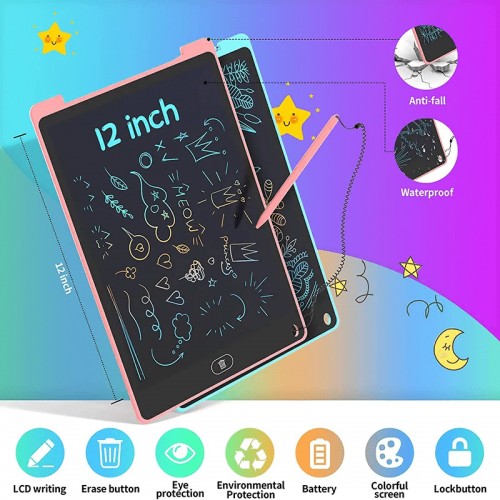 Планшет для рисования детский Writing Tablet LCD 8.5 Pink