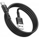 Кабель Hoco X83 Victory USB to Type-C 1m Black - Фото 1