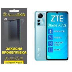 Поліуретанова плівка StatusSKIN Lite на екран ZTE Blade A72S Глянцева