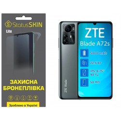 Поліуретанова плівка StatusSKIN Pro на екран ZTE Blade A72S Матова