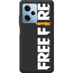 Чехол BoxFace для Xiaomi Redmi Note 12 Pro+ 5G Free Fire White Logo