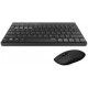 Комплект (клавиатура, мышка) Rapoo 8000M Wireless Black - Фото 2