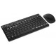 Комплект (клавіатура, мишка) Rapoo 8000M Wireless Black - Фото 4