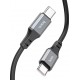 Кабель Hoco X92 Honest silicone USB to Type-C 3m Black - Фото 2