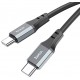 Кабель Hoco X92 Honest silicone USB to Type-C 3m Black - Фото 3