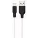 Кабель Hoco X21 Plus Silicone USB to Type-C 2m Black&White - Фото 1