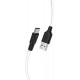 Кабель Hoco X21 Plus Silicone USB to Type-C 2m Black&White - Фото 2