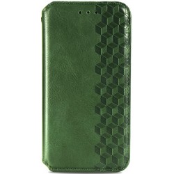 Чехол-книжка Getman Cubic для Samsung A05 A055 Зеленый
