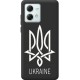 Чехол BoxFace для Motorola G84 5G Тризуб монограма Ukraine - Фото 1