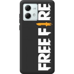 Чохол BoxFace для Motorola G84 5G Free Fire White Logo