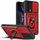 Чехол Camshield Serge Ring для Xiaomi Redmi K60/K60 Pro/Poco F5 Pro 5G Красный - Фото 1