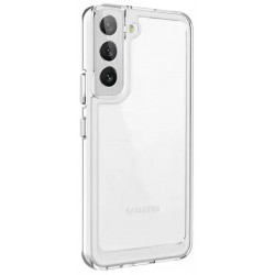 Чехол Clear 2mm metal buttons для Samsung S22 5G S901 Прозрачный