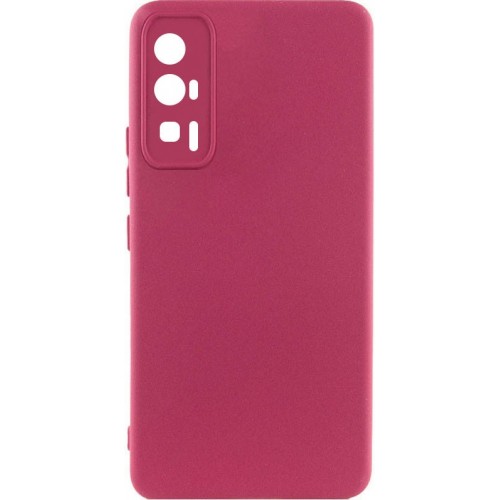 Чехол Silicone Cover Lakshmi Full Camera для Xiaomi Redmi K60/K60 Pro/Poco F5 Pro 5G Marsala