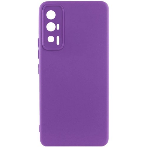 Чохол Silicone Cover Lakshmi Full Camera для Xiaomi Redmi K60/K60 Pro/Poco F5 Pro 5G Purple