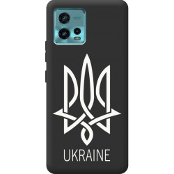 Чехол BoxFace для Motorola G72 Тризубец монограмма Ukraine