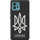 Чехол BoxFace для Motorola G72 Тризубец монограмма Ukraine