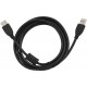 USB подовжувач Cablexpert CCP-USB2-AMAF-6 USB 2.0 AM/AF 1.8 м Black - Фото 1