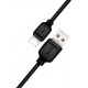 Кабель XO NB36 USB to Type-C 2.1A 1m Black