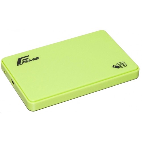 Зовнішня кишеня Frime SATA HDD/SSD 2.5 USB 2.0 Plastic Green (FHE14.25U20)