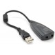 Звукова карта Voltronic USB-sound card (7.1) 3D sound Black (YT-SC-7.1/07386) - Фото 1