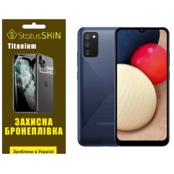 Поліуретанова плівка StatusSKIN Titanium для Samsung A02s A025 Глянцева