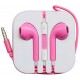 Наушники Apple EarPods for iPhone 3.5mm Pink - Фото 1