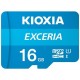 Карта пам'яті Kioxia Exceria MicroSDHC 16GB Class 10 R100MB/s + SD-adapter (LMEX1L016GG2) - Фото 2