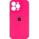 Silicone Case Full Camera для iPhone 15 Pro Barbie Pink