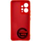 Silicone Case Full Camera для Xiaomi Redmi 13C/Poco C65 Red - Фото 2