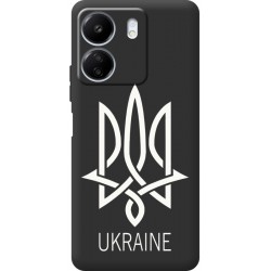 Чехол BoxFace для Xiaomi Redmi 13C/Poco C65 Тризубец монограмма Ukraine