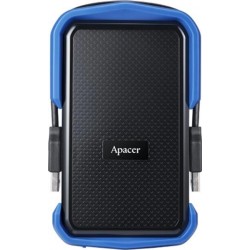 Накопичувач зовнішній HDD 2.5 USB 1.0TB Apacer AC631 Black/Blue (AP1TBAC631U-1)