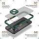 Чехол ArmorStandart Frosted Matte для Xiaomi Redmi Note 13 5G Dark Green (ARM71882) - Фото 2