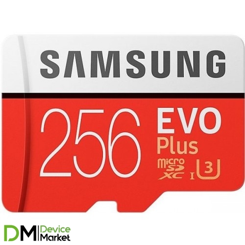 Samsung microSDXC 256GB EVO PLUS UHS-I (R100, W90MB.s)