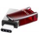 Флеш память APACER AH180 64GB USB3.1 Red (AP64GAH180R-1) - Фото 2