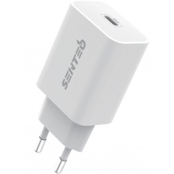 Мережевий зарядний пристрій SENTEO Z-08 1Port USB-C PD 20W White