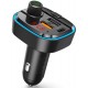 FM-трансмітер XO BCC11 Smart Bluetooth MP3 + 5V 3.1A Car Charging with Ambient Light Black - Фото 1