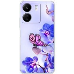 Чехол BoxFace для Xiaomi Redmi 13C/Poco C65 Orchids and Butterflies