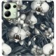 Чехол-книжка BoxFace для Xiaomi Redmi Note 13 4G Белые орхидеи - Фото 2