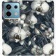 Чехол-книжка BoxFace для Xiaomi Redmi Note 13 Pro 5G/Poco X6 5G Белые орхидеи - Фото 2