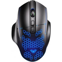 Мышка Aula F812 Wired gaming mouse with 7 keys Black (6948391213132)