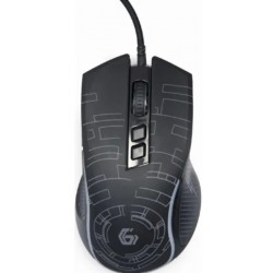 Мишка Gembird USB Black (MUSG-RGB-01)