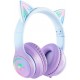 Bluetooth-гарнитура Onikuma Cat B90 Purple - Фото 1