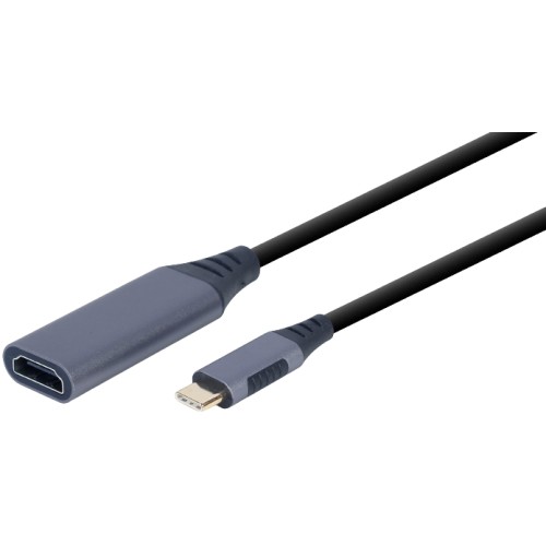 Адаптер Cablexpert HDMI - USB Type-C (F/M) 0.15 м Black (A-USB3C-HDMI-01)