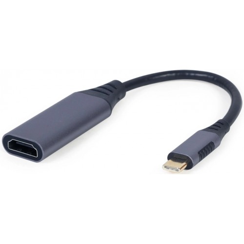 Адаптер Cablexpert HDMI - USB Type-C (F/M) 0.15 м Black (A-USB3C-HDMI-01)