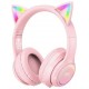 Bluetooth-гарнитура Onikuma Cat B90 Pink - Фото 1
