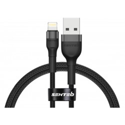 Кабель SENTEO ST-01 Montes series USB to Lightning 2.4A 1m Black
