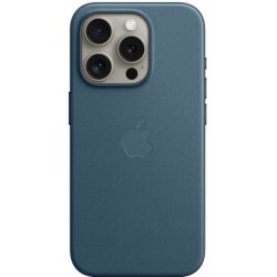 Чохол FineWoven Case with MagSafe Original для iPhone 15 Pro Max (OEM) Pacific Blue