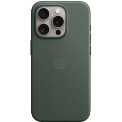 Чохол FineWoven Case with MagSafe Original для iPhone 15 Pro Max (OEM) Evergreen
